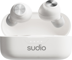 Sudio T3 Bluetooth Earbuds, White - ONLINE ONLY