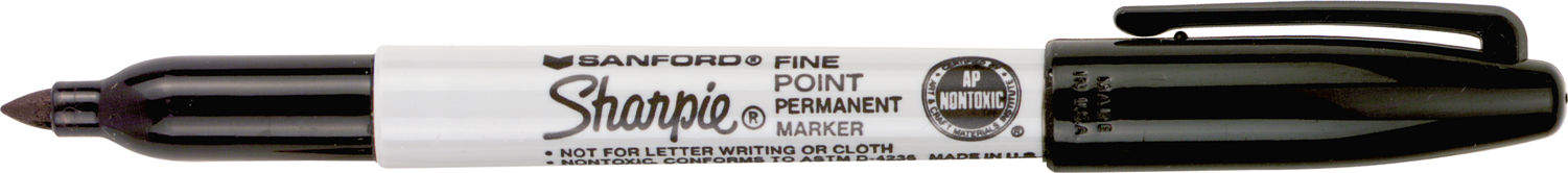MARKR/BLK FINE SHARPIE