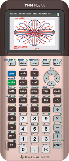 CALCULATOR TI-84 PLUS CE ROSE GOLD