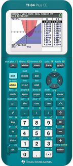CALCULATOR TI-84 PLUS CE METLLC TEAL