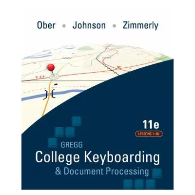 Gregg College Keyboarding &amp; Document Processing (GDP) Lessons 1-60 text