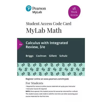 MyLab Math with Pearson eText Access Code for Calculus with Integrated Review