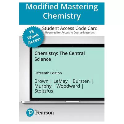 Mastering Chemistry with Pearson eText Access Code (18 Weeks) for Chemistry : The Central Science
