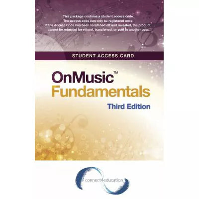 OnMusic Fundamentals Third Edition