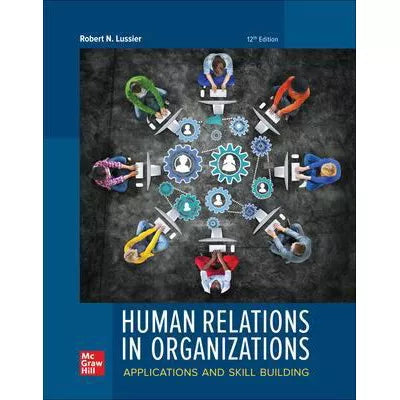 Human Relations in Organizations (RRMCG)