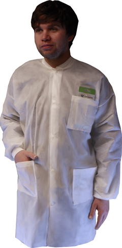 LABCOAT/DISPOSABLE LIGHTWEIGHT