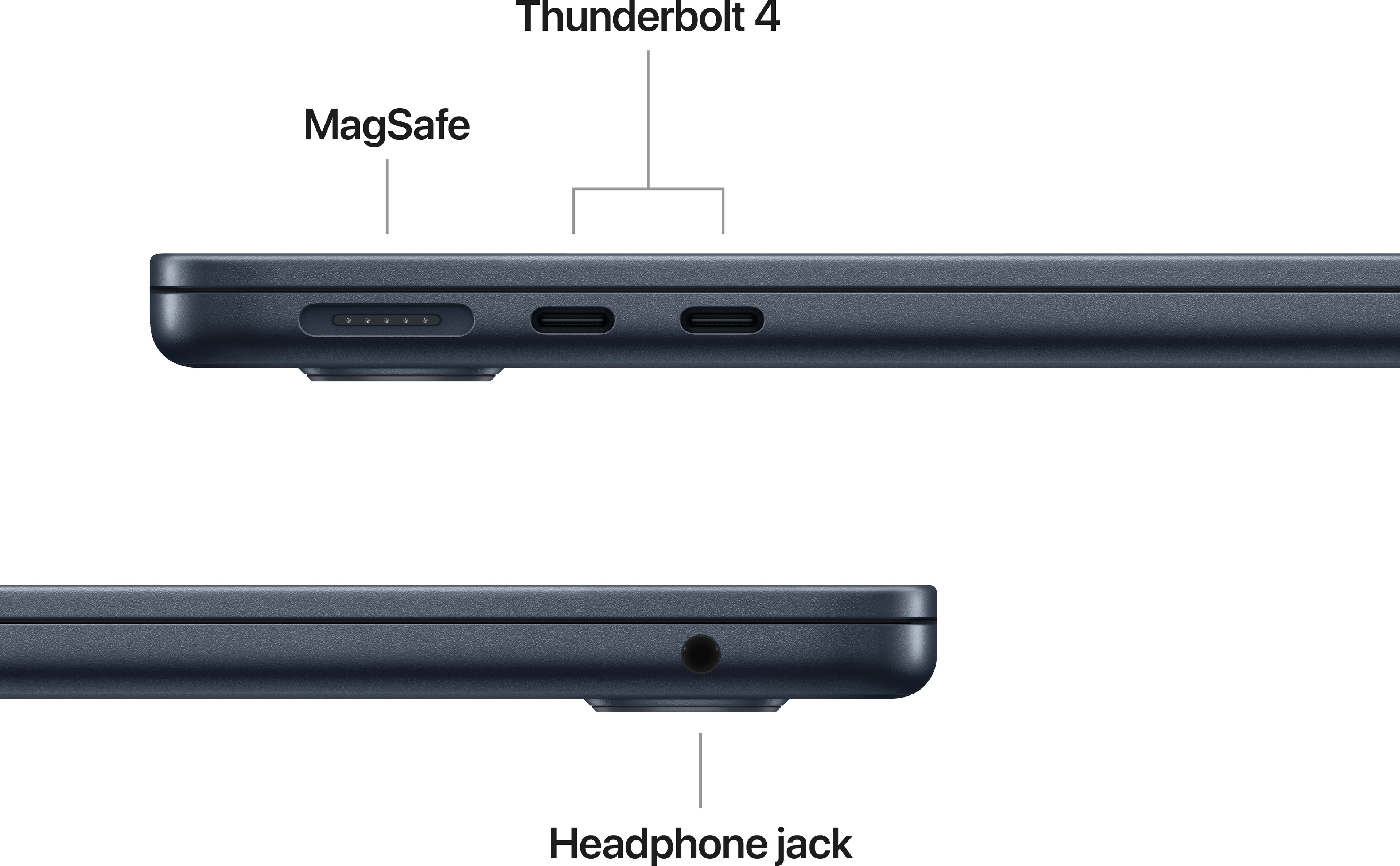 Apple 13-inch MacBook Air: Apple M5 chip with 10‑core CPU and 10‑core GPU, 24GB, 1TB SSD - Midnight