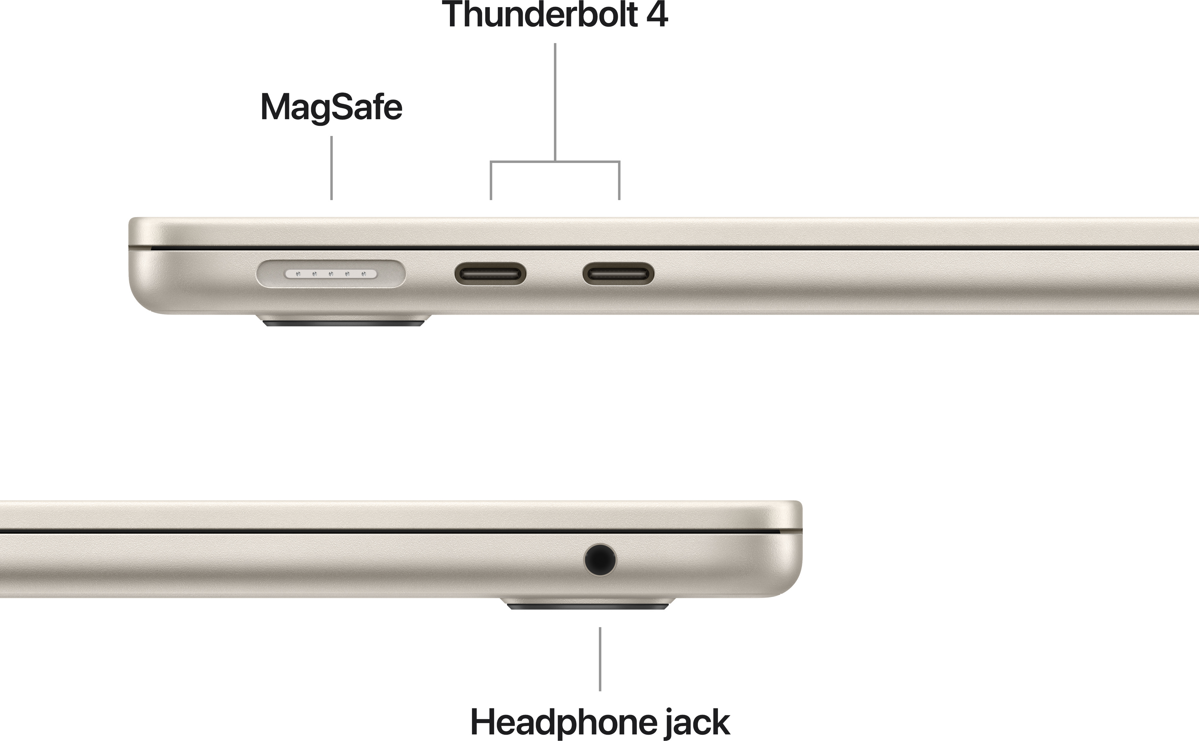 Apple 15-inch MacBook Air: Apple M5 chip with 10‑core CPU and 10‑core GPU, 16GB, 1TB SSD - Starlight