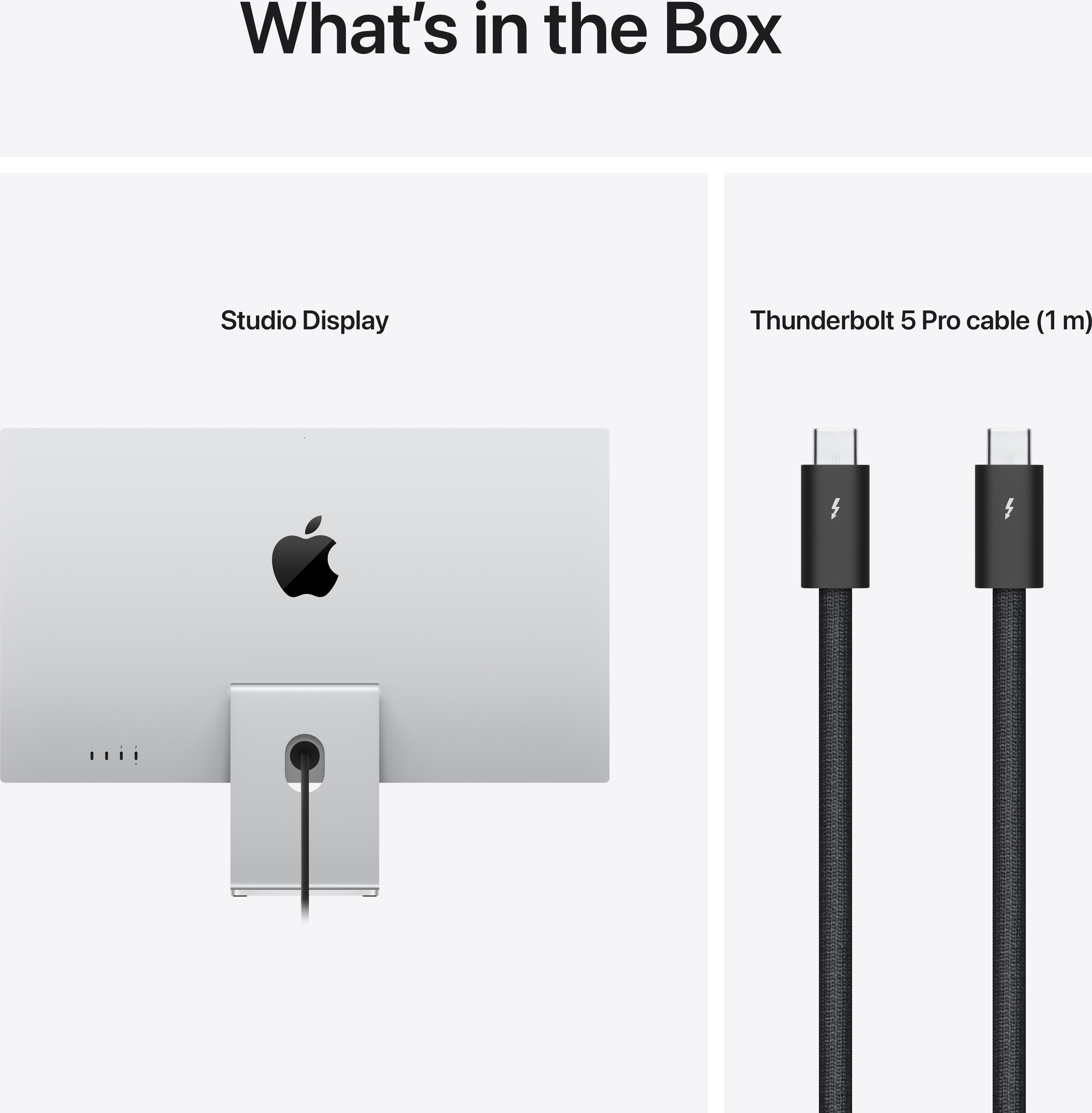 Apple Studio Display - Standard glass - Tilt- and height-adjustable stand